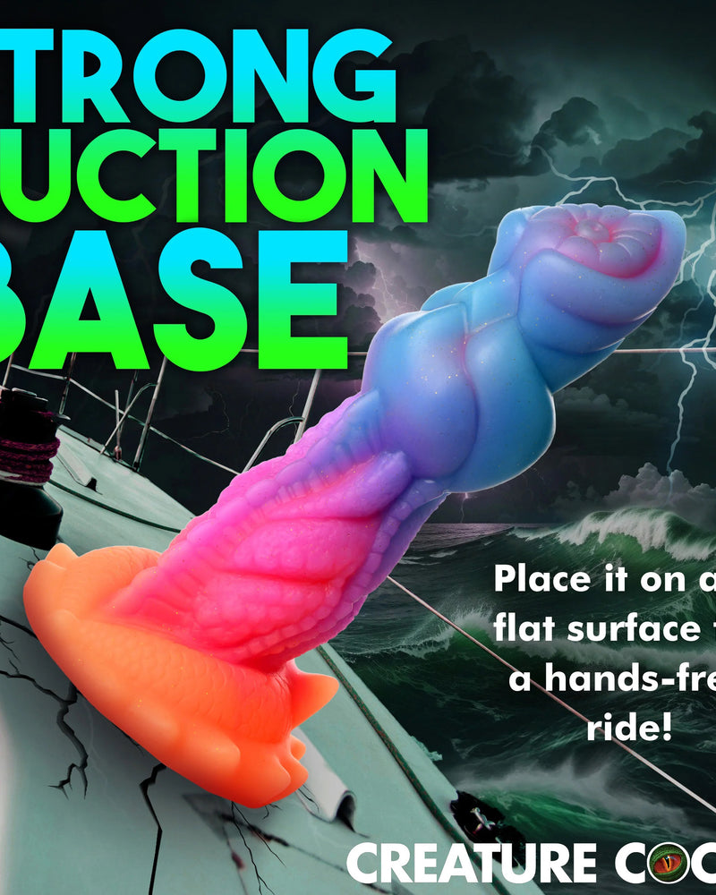 "Aqua-Cock Glow-in-the-Dark Silicone Dildo CC-AH291"