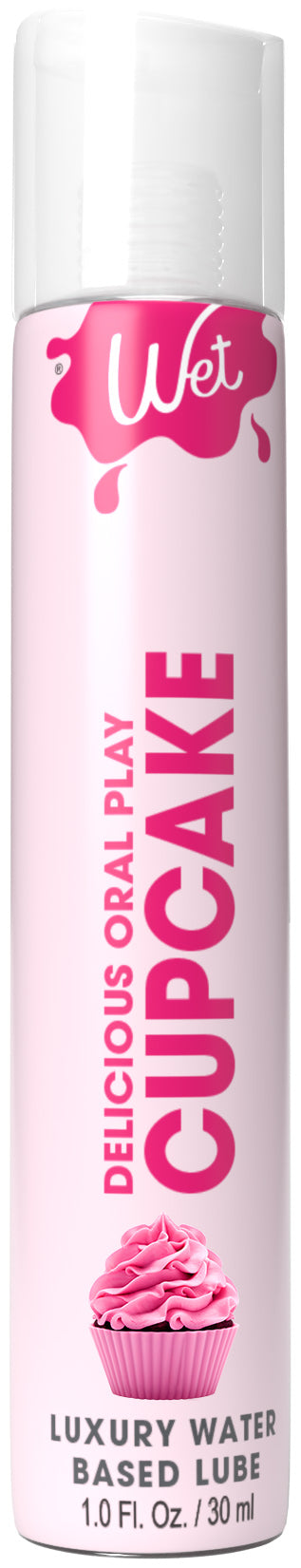 "Wet Delicious Oral Play - Cupcake - Waterbased Flavored Lube 1 Oz WT21540"