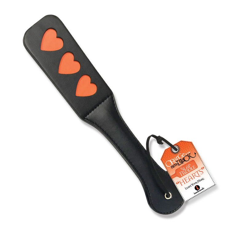 "Orange Is the New Black Triple Heart Slap Paddle ICB2527-1"