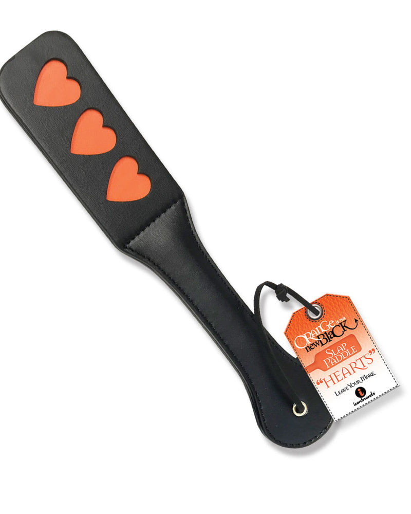 "Orange Is the New Black Triple Heart Slap Paddle ICB2527-1"