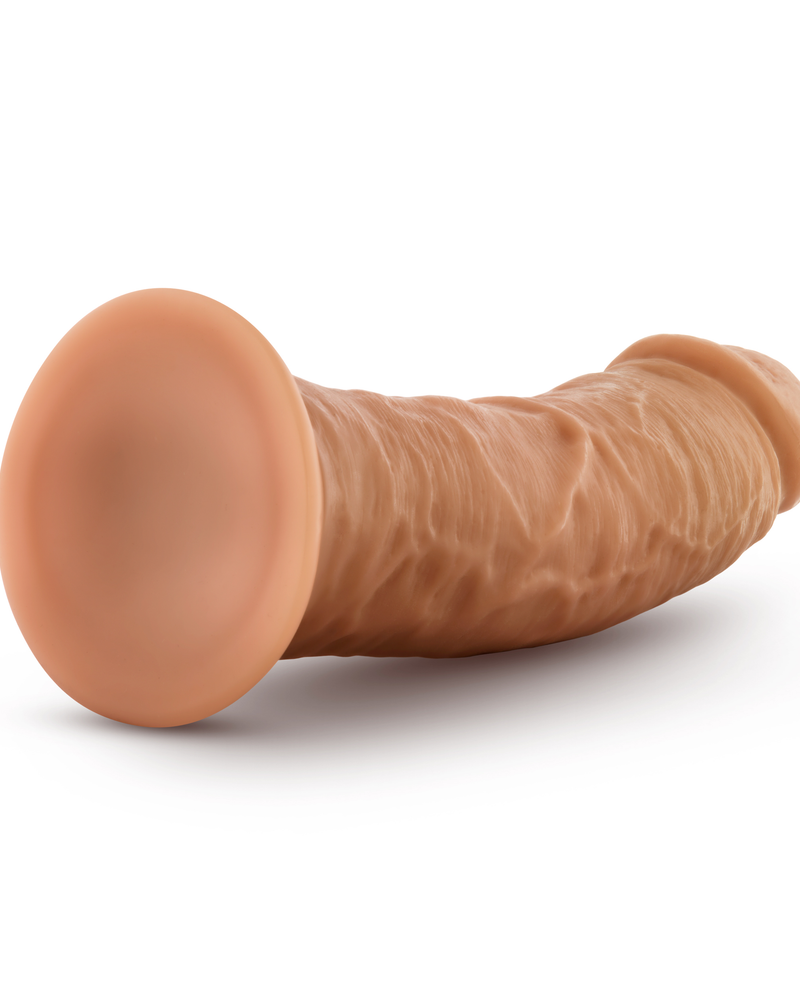 "Dr. Skin Glide 8 Inch Self Lubricating Dildo - - Mocha BL-55817"