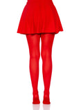 Nylon Tights - One Size - Red