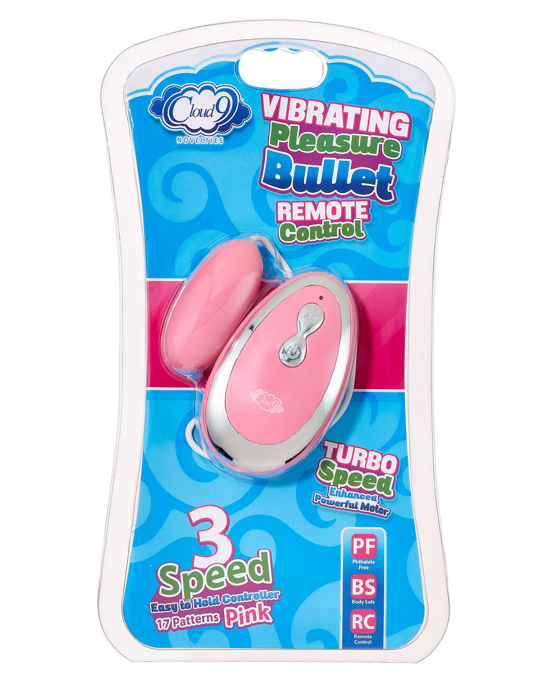 Cloud 9 3 Speed Bullet With Remote - Pink