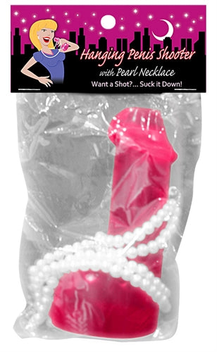 "Hanging Penis Shooter With Pearl Necklace KG-NVE21"