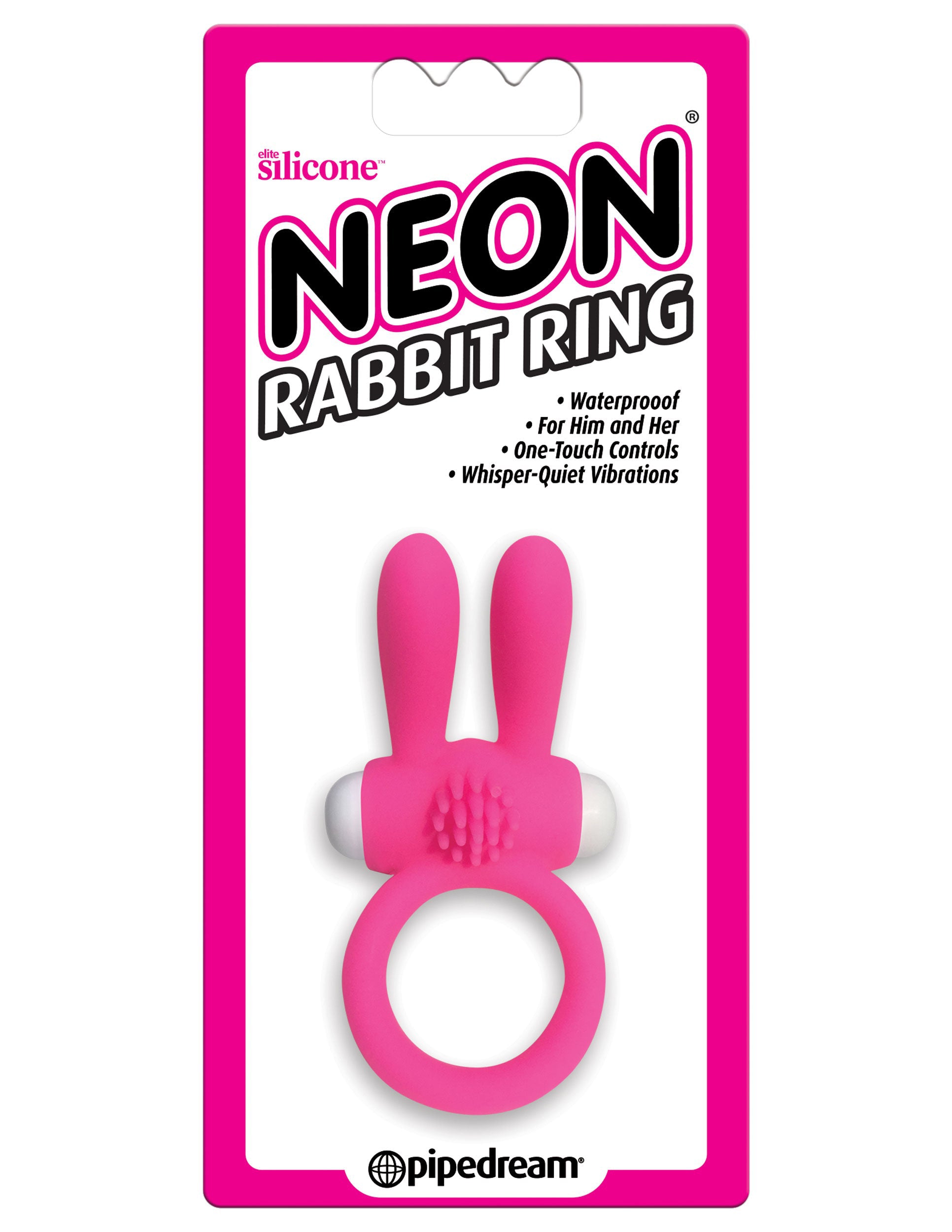 Neon Rabbit Ring - Pink