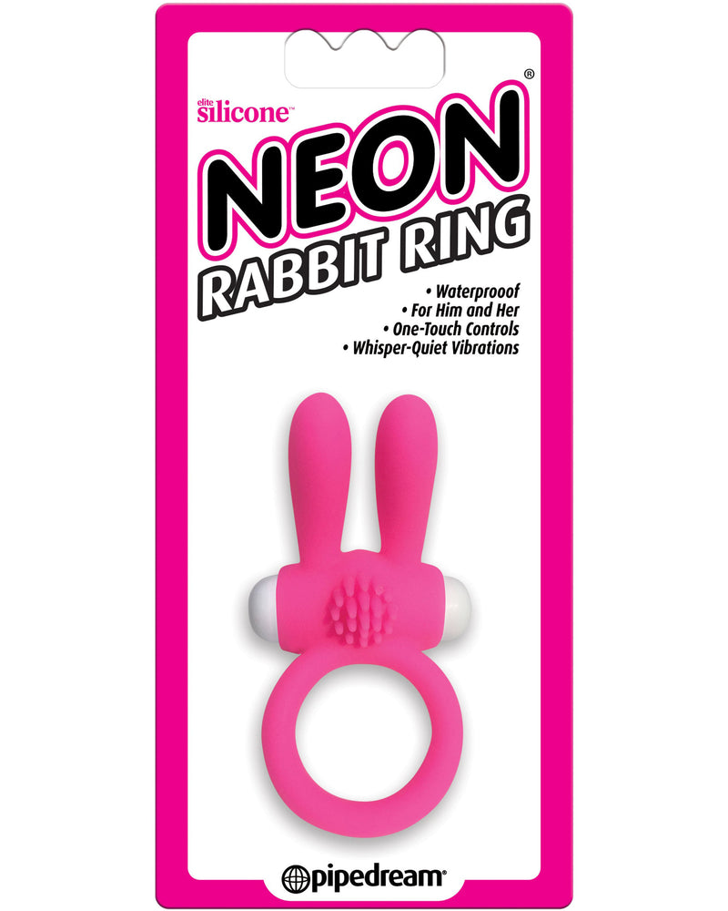 Neon Rabbit Ring - Pink