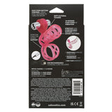 Lovers Cage Stretchy Cock Cage Comfortable Scrotum Cage Pink Rechargeable