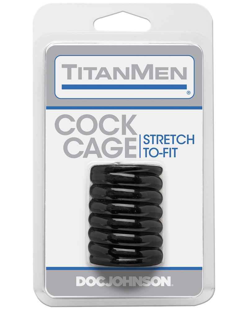 Titanmen Cock Cage - Black