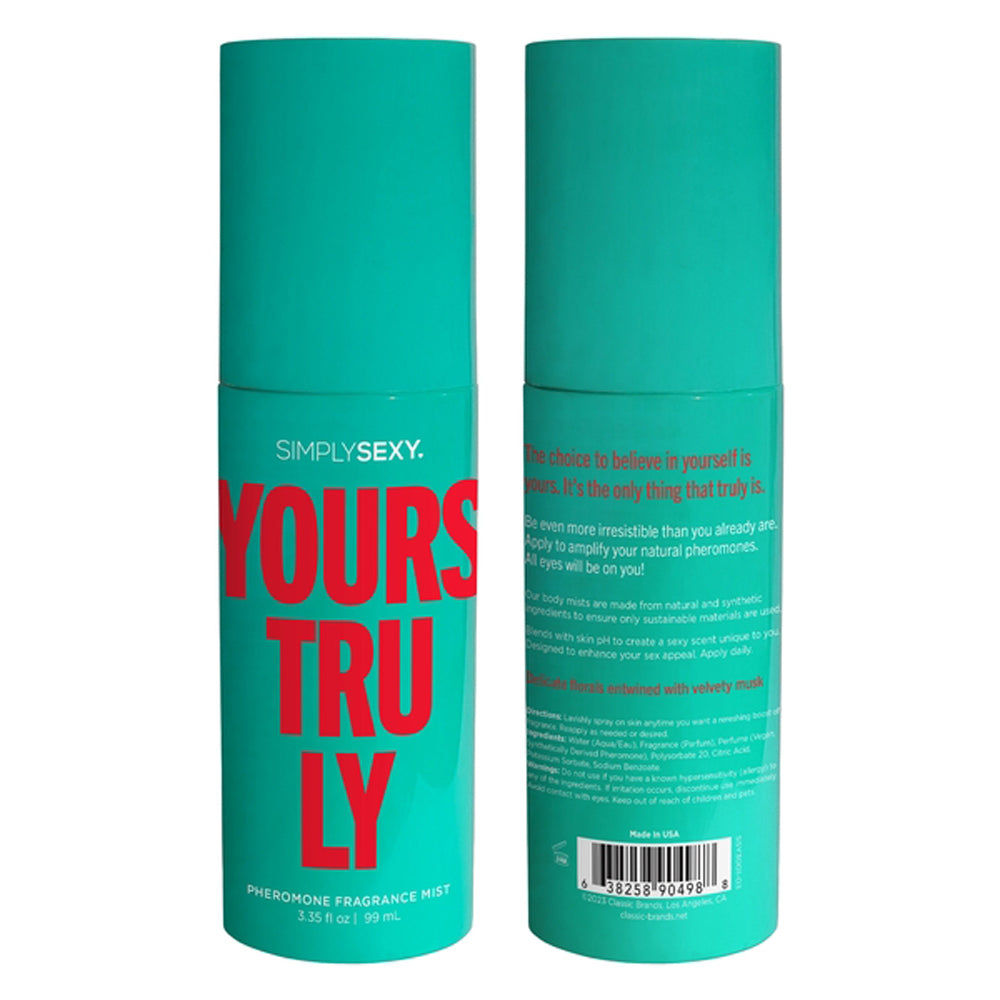 "Yours Truly - Pheromone Fragrance Mists 3.35 Oz SSY3001-03"