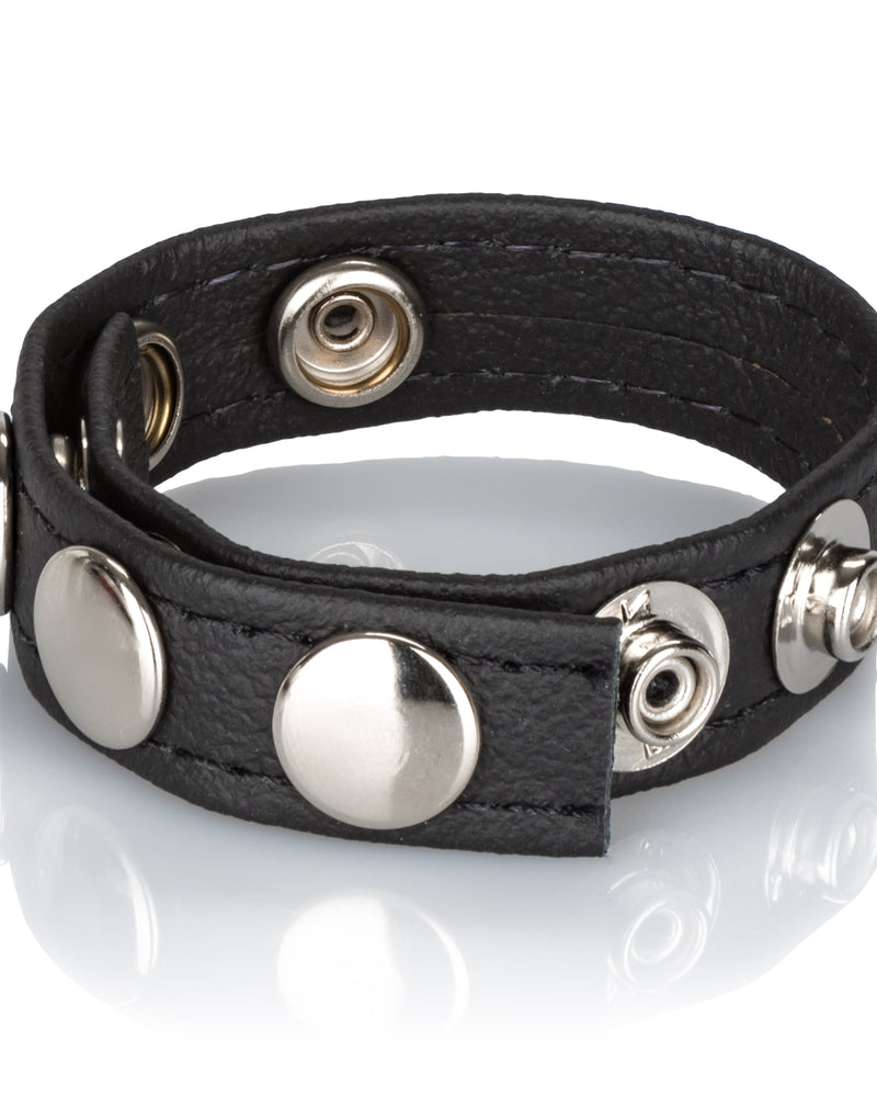 Leather Multi-Snap Ring