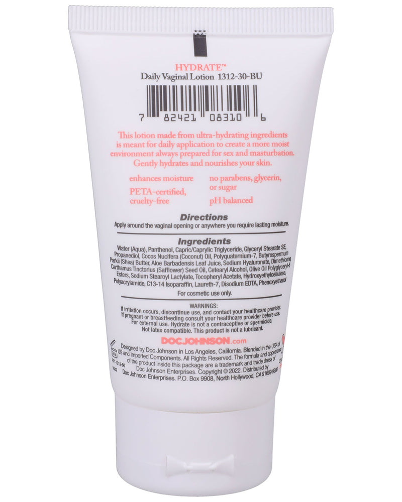 Intimate Enhancements - Hydrate - Daily Vaginal Lotion - 2 Oz.