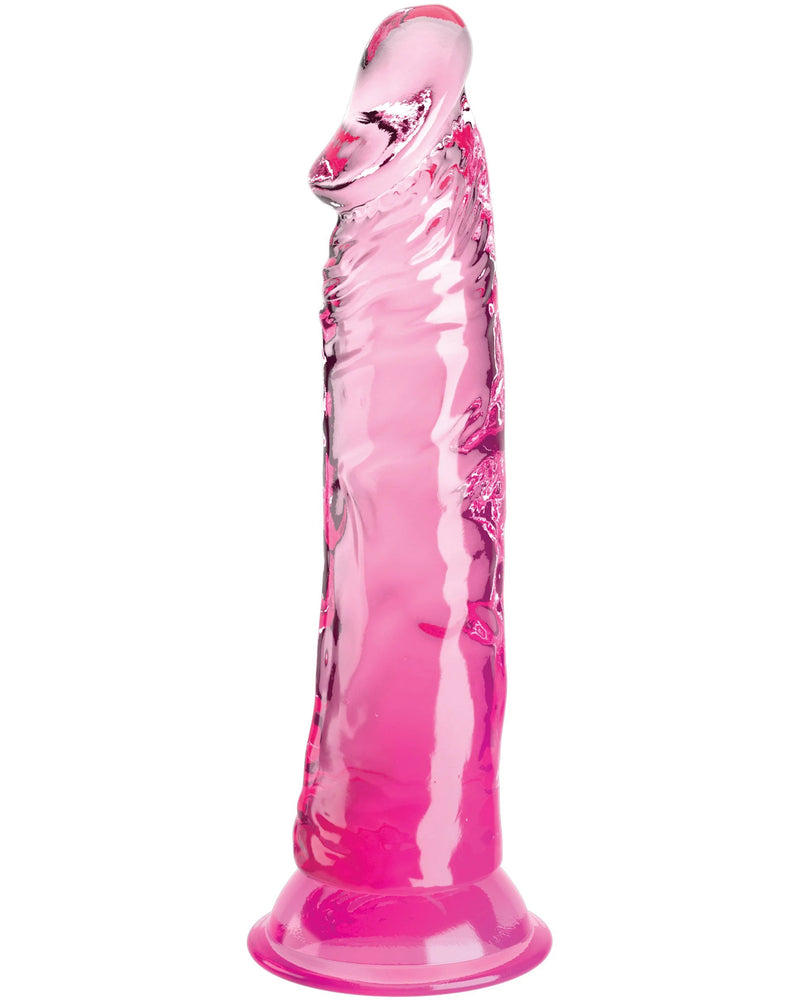 King Cock Clear 8 Inch - Pink