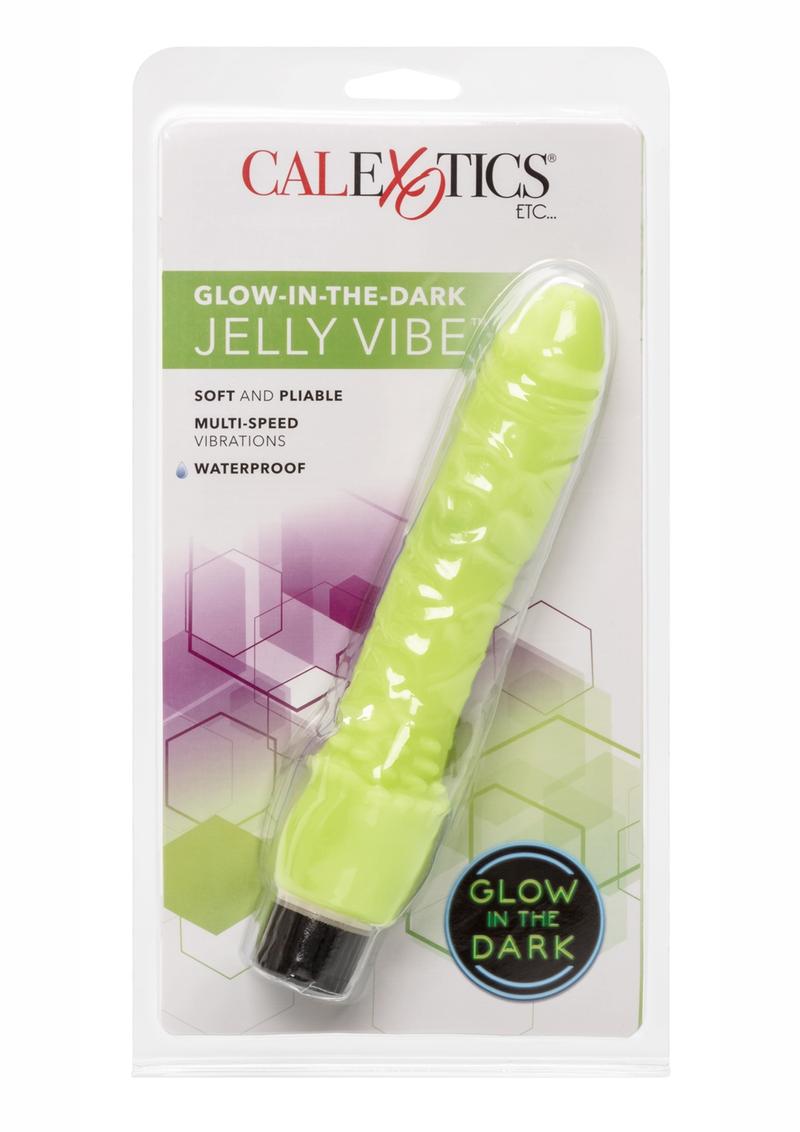 Pene vibrador Jelly Penis 7 verde