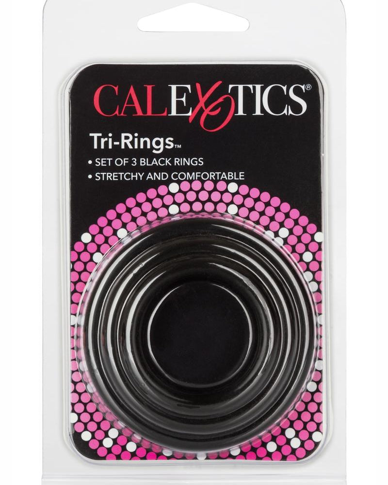 Anillos de tres piezas - Negro