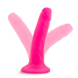 Neo - 5.5 Inch Dual Density Cock - Neon Pink