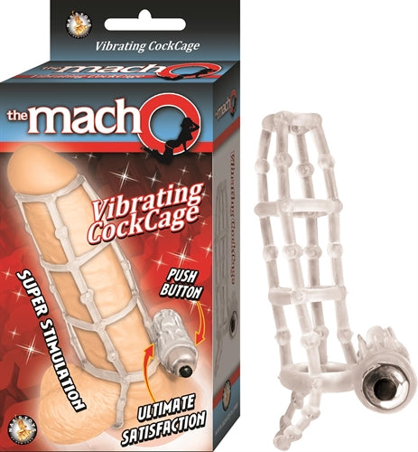 "The Macho Vibrating Cockring - Clear NW2595-3"