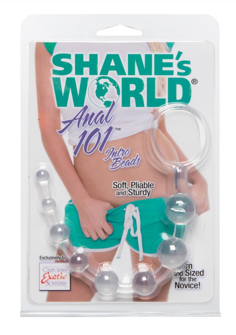 Anal 101 Intro Beads Clear - Shane`s