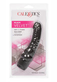 Pene de terciopelo negro veteado de 6 1/4 pulgadas
