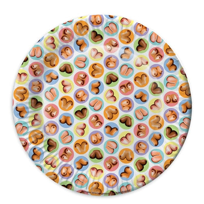 "Mini Boob Plates 8 Pack CP-3643"