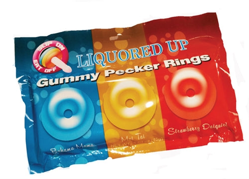 "Liquored Up Gummy Pecker Rings HTP2866"