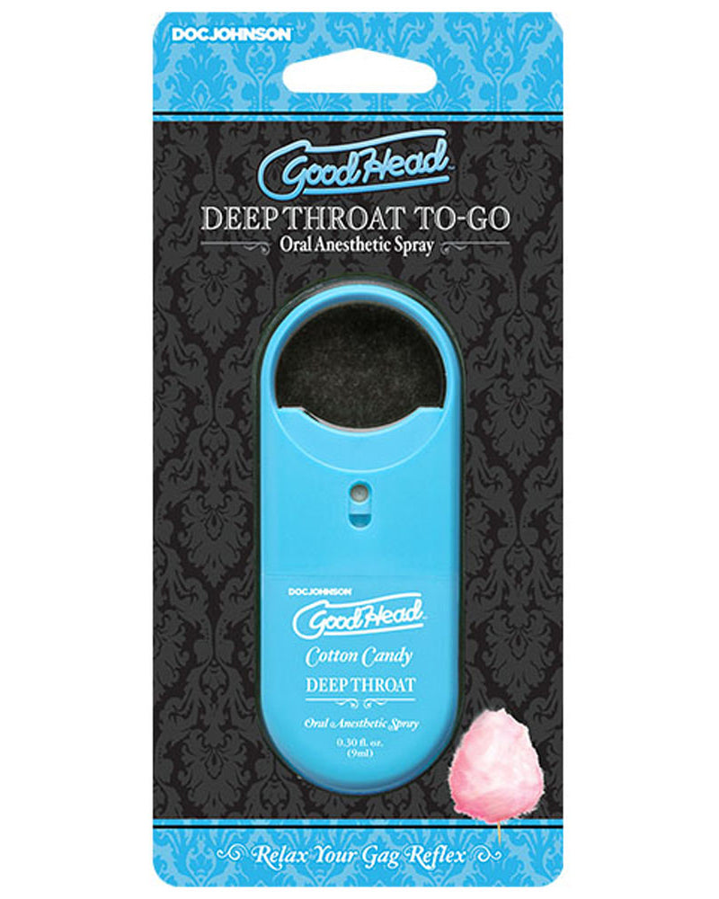 "Goodhead - Deep Throat Spray to-Go - Cotton Candy - 0.30 Fl. Oz. DJ1360-59-CD"