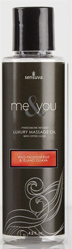 "Me and You Massage Oil - Wild Passionfruit and Island Guava - 4.2 Fl. Oz. SEN-VL434"