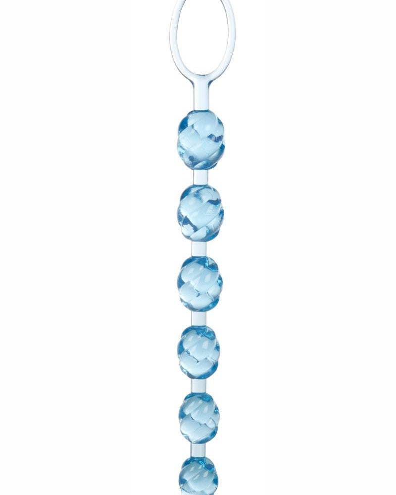 Swirl Pleasure Beads - Blue