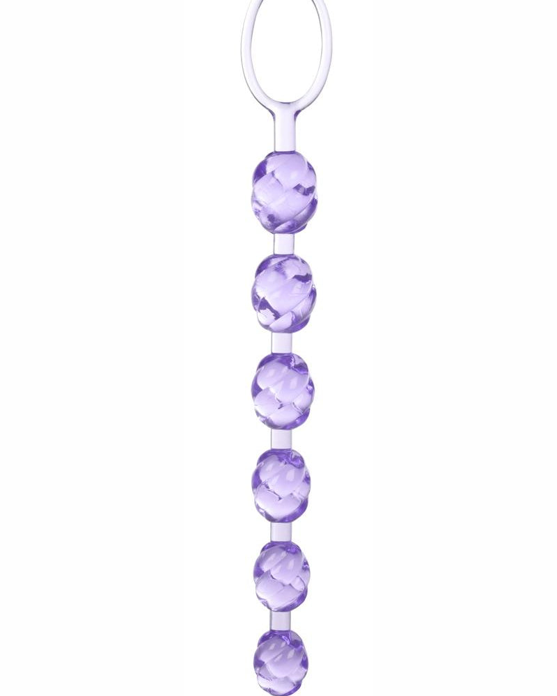 Swirl Pleasure Beads - Purple