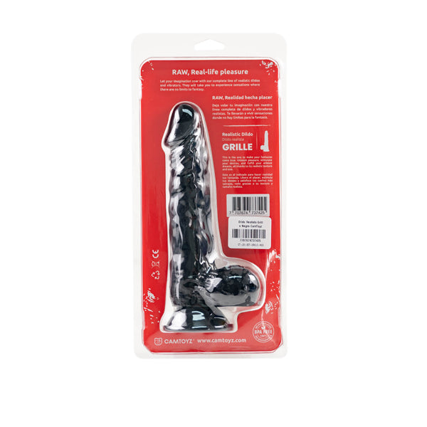 Realistic Dildo Grille - Black