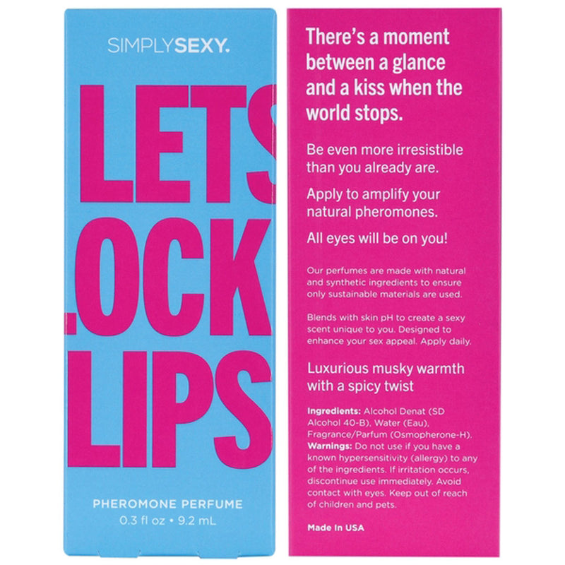 "Simply Sexy Pheromone Perfume Lets Lock Lips 0.3 Oz SSY2502-00"