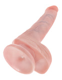 King Cock 6 Inch Cock With Balls - Light