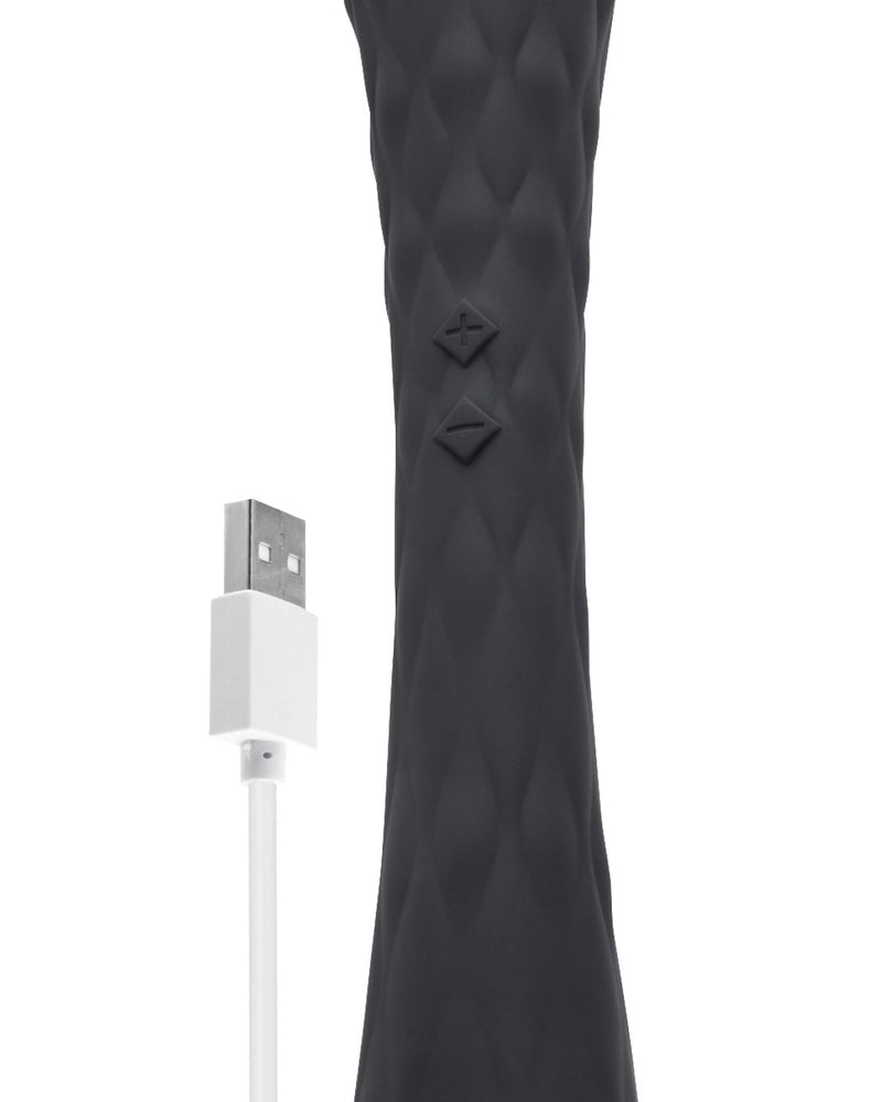 "Playboy Pleasure - Royal - Wand - Black PB-RS-2246-2"