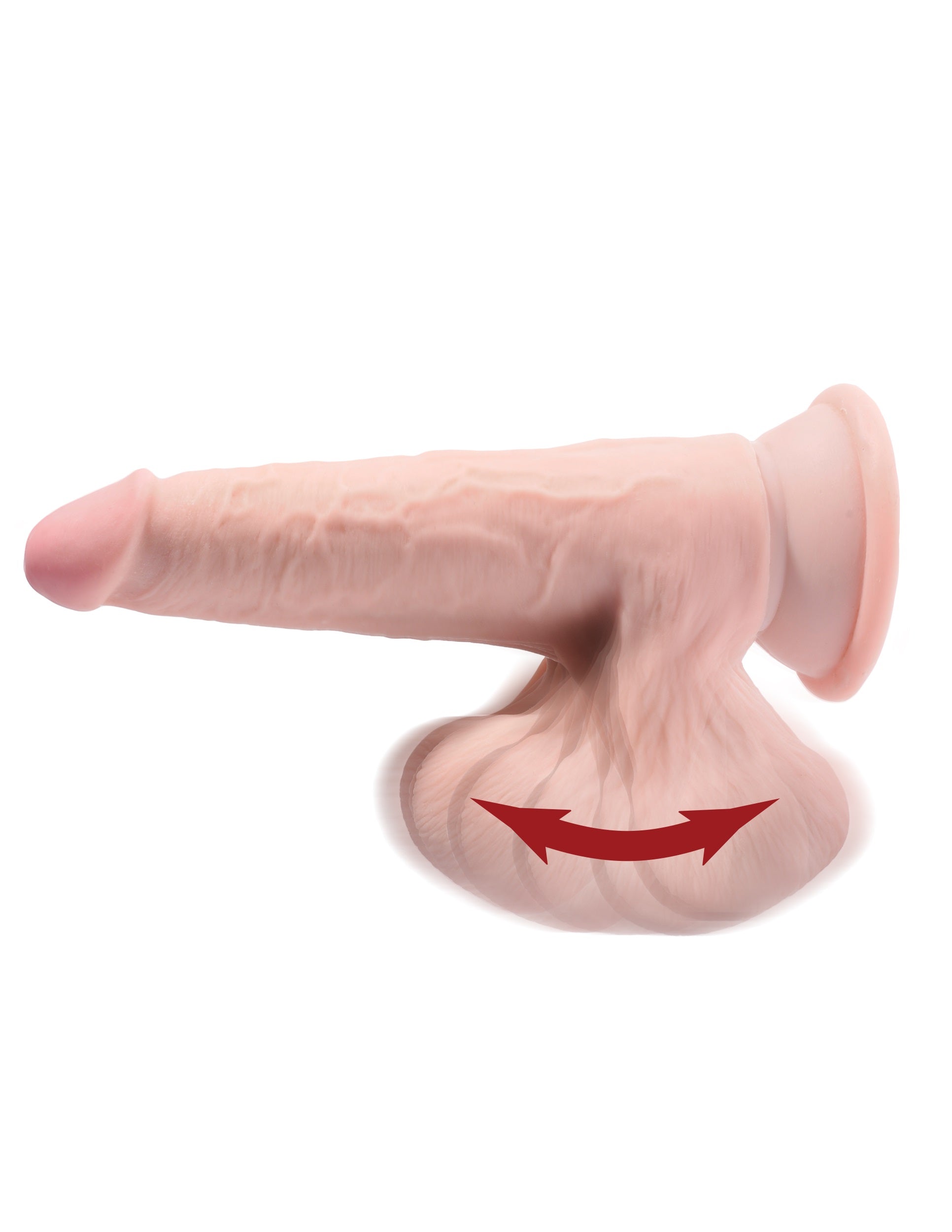 "8 Inch Triple Density Cock With Swinging Balls - Light PD5731-21"