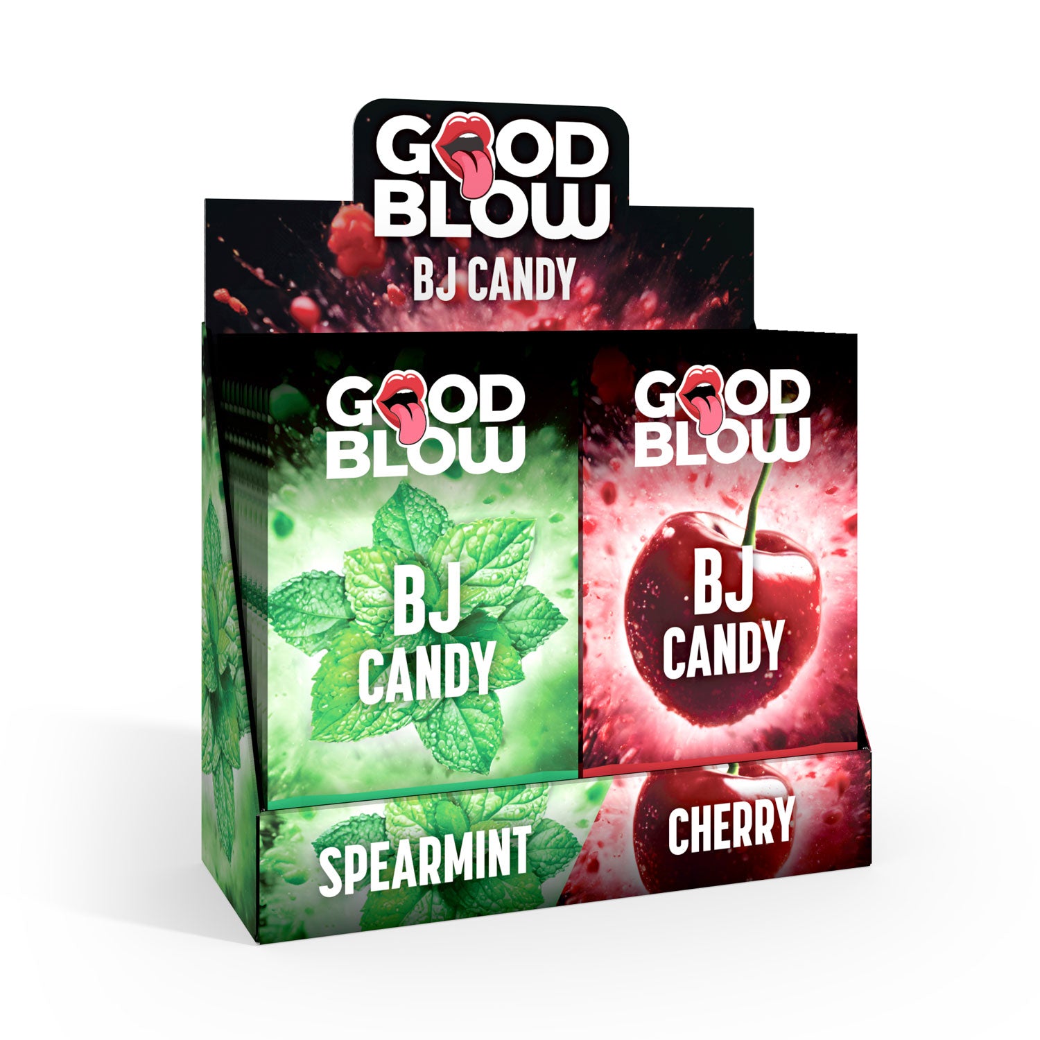 "Bj Candy Pop Display Spearmint/cherry 24 Pcs GB-AH594"