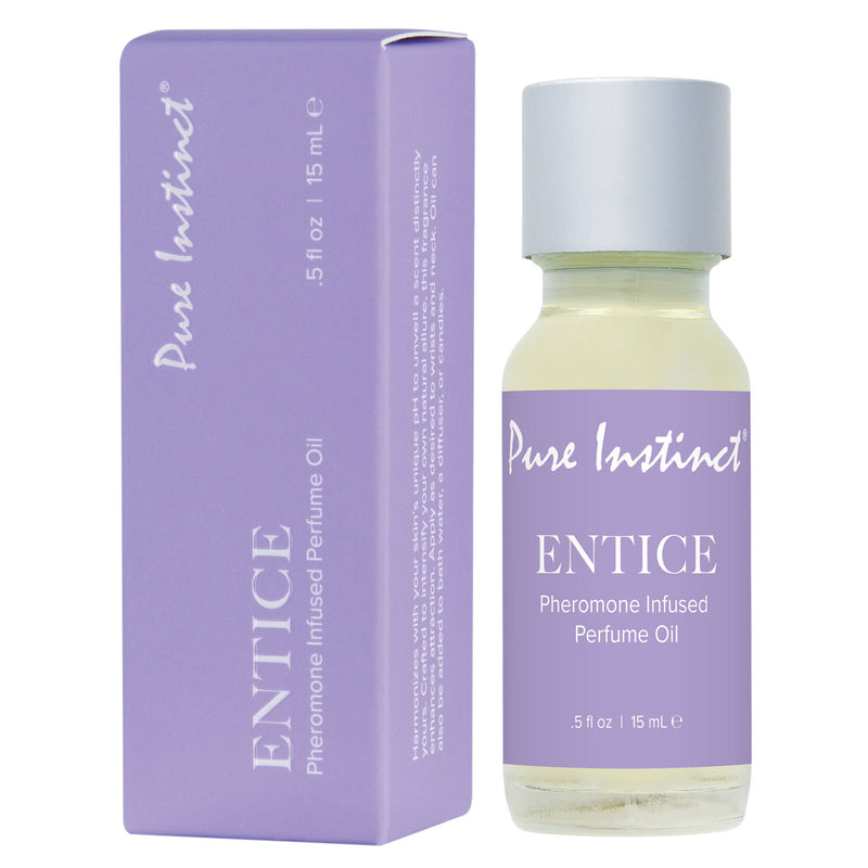 "Pure Instinct Pheromone Perfume Oil Entice Dropper 15 ml | 0.5 Fl Oz PIN5004-15"