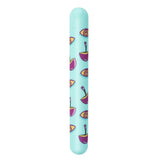 Lucy Mushroom Pattern Rechargeable X-Long Bullet - Blue