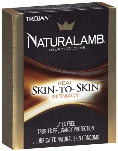 Trojan Naturalamb Luxury Condoms - 3 Pack