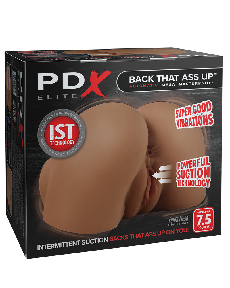 Back That Ass Up Auto Mega Masturbator - Brown