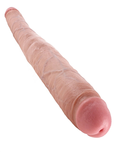 "King Cock 16 Inch Tapered Double Dildo - Flesh PD5517-21"