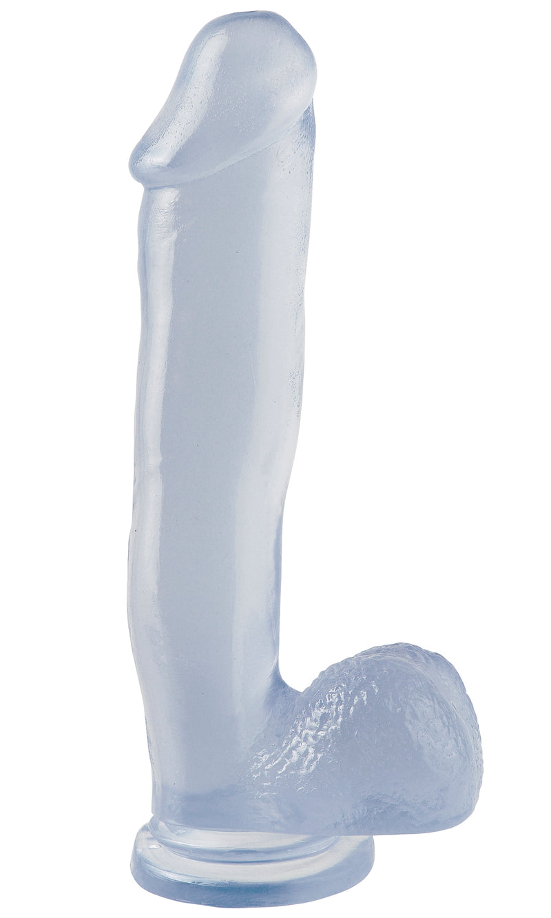 "Basix Rubber Works 12 Inch Dong With Suction Cup - Clear PD4231-20"