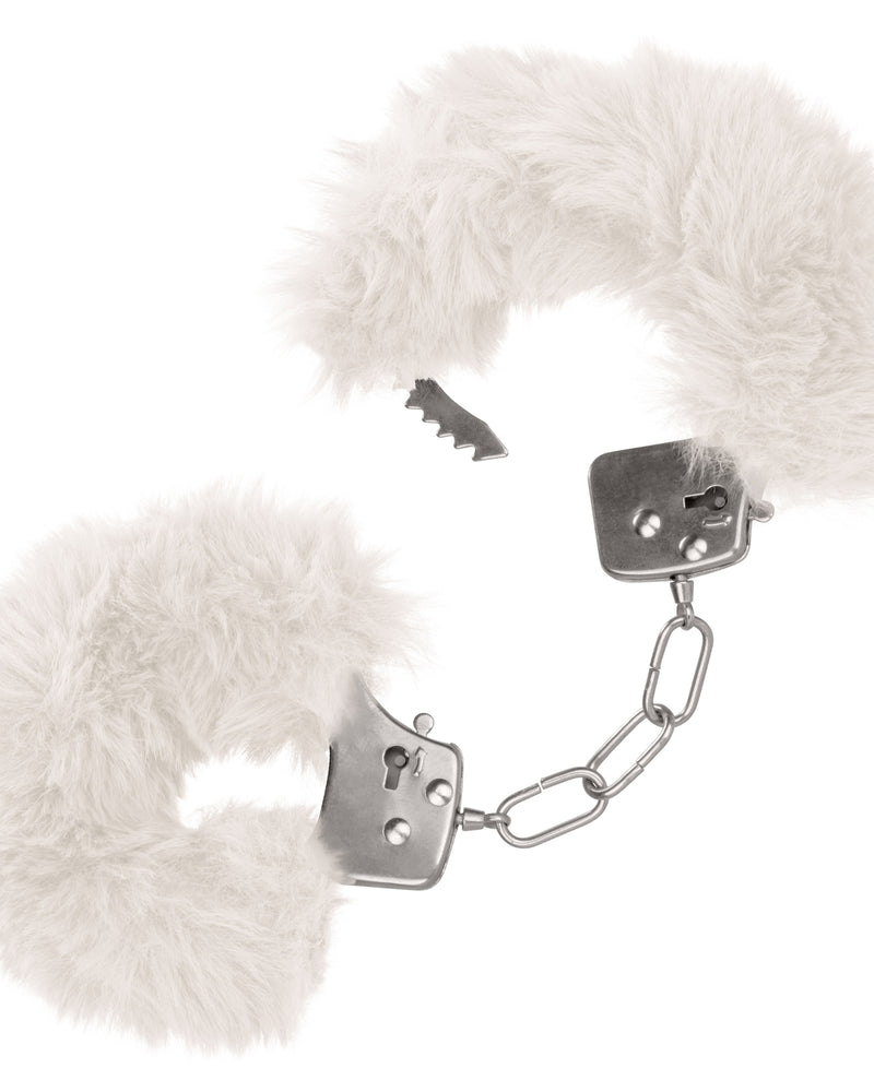 Ultra Fluffy Furry Cuffs - White