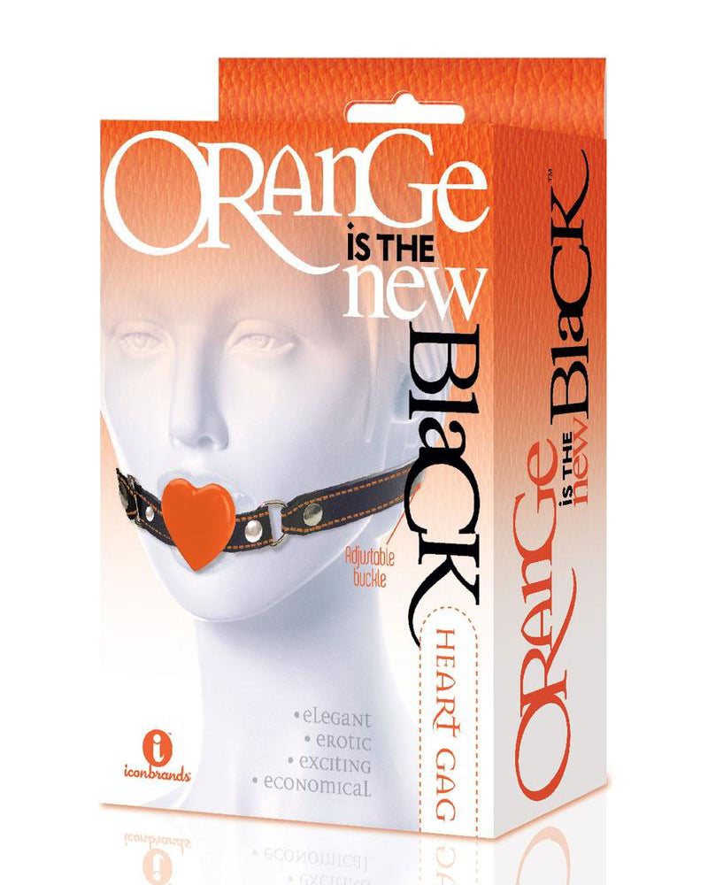 "The 9's - Orange Is the New Black - Heart Gag IC2532"