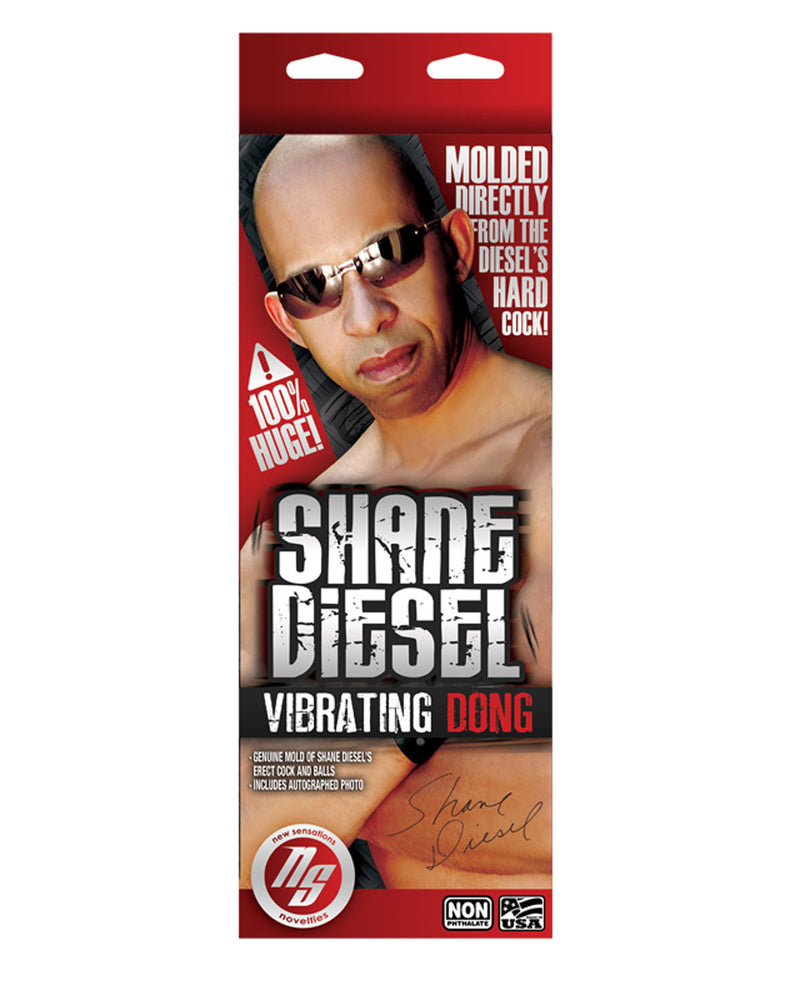 "Shane Diesel 10 Vibrating Dildo - Tan NSN-0801-12"