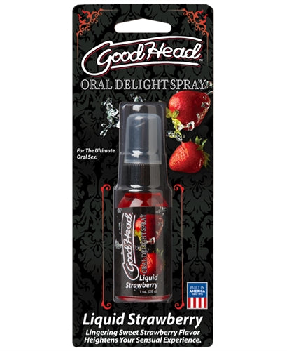 "Good Head Oral Delight Spray 1 Oz - Liquid Strawberry DJ1360-36"