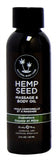 "Hemp Seed Massage and Body Oil - Guavalava 2 Fl. Oz/ 60ml EB-MAS268E"