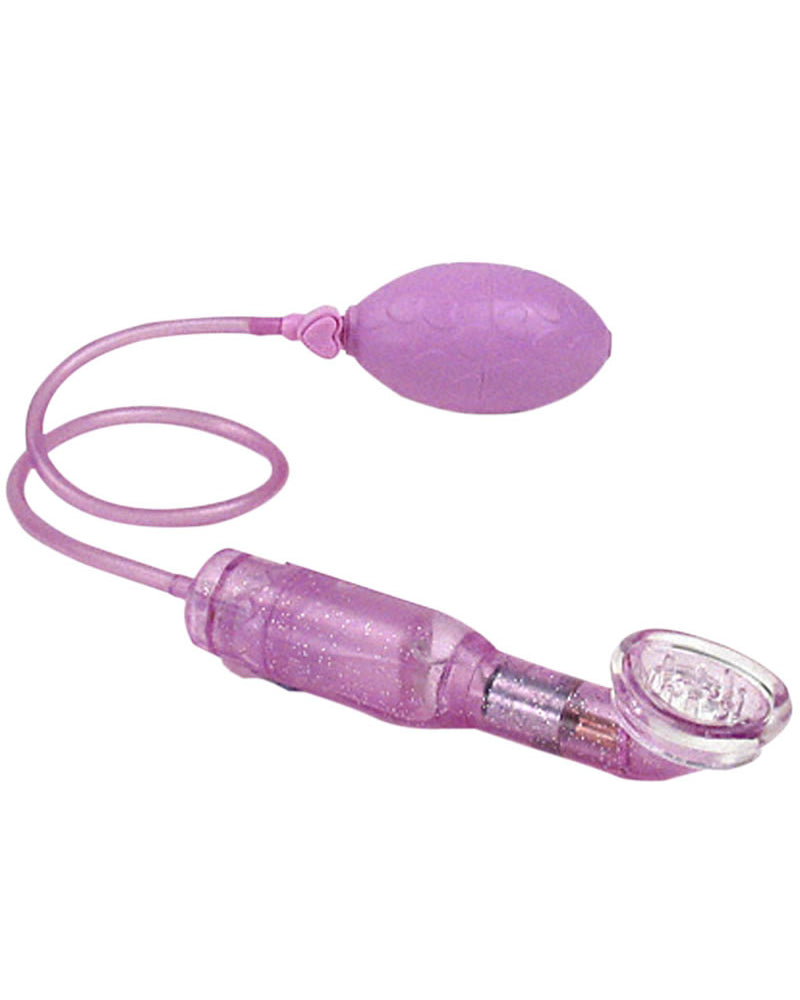 Bomba de clítoris vibratoria Selene de Berman Center Intimate Accessories, color rosa