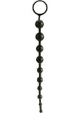 Silicone X-10 Beads - Black