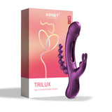 Trilux - App Controlled Rabbit Vibrator - Purple