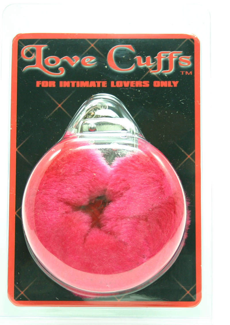 Plush Love Cuffs Red