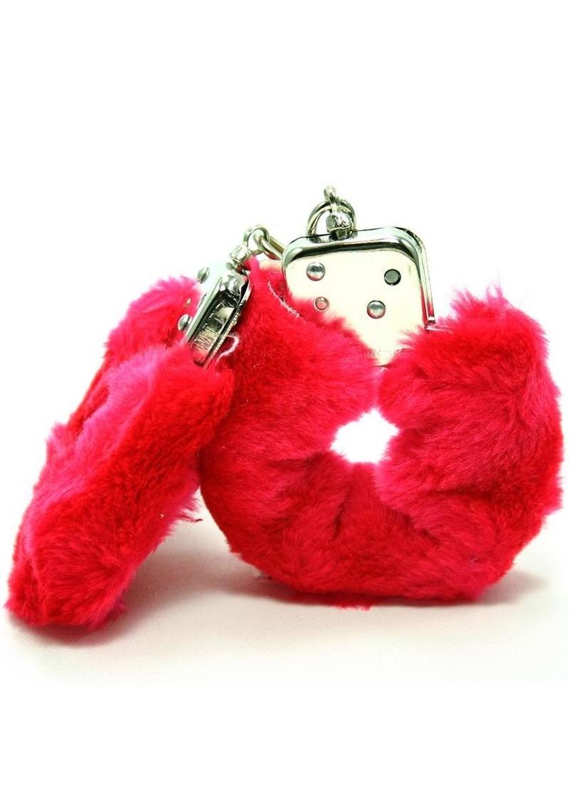 Plush Love Cuffs Red